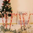 thumbnail image 3 of Camino navideño, bastón de caramelo, luz para pasarela, lámpara de estaca, luz decorativa para patio al aire libre, 3 of 4