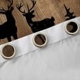 thumbnail image 4 of Homewish Safari Deer Moose Blackout Curtains Set of 2 (52x84 Each),Country Farmhouse Lodge Window Curtains,Woodland Animal Curtains and Drapes For Boys Teens,Ultra Soft Home Decor, 4 of 6