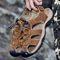 thumbnail image 2 of Men's Fisherman Sandals - Outdoor Hiking Sport Sandals for Summer Casual Wear, 2 of 5