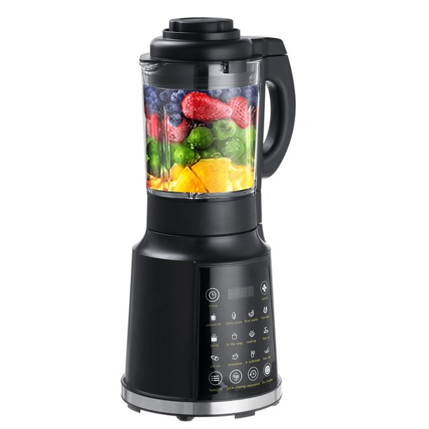 fout Gedateerd chef 1300W Multifunctional Blender, Blender with 16 Functions for Food Processor  Puree Ice Shakes and Smoothies Grinder Blender for Kitchen Stainless Steel  BPA Free Glass Jar (Black) - Walmart.com