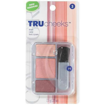 CoverGirl TruCheeks Blush Shade 3, 0.27-Ounce Pan 2 Pack
