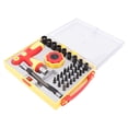 thumbnail image 2 of Juego de destornilladores de trinquete de 34 Uds., Kit de herramientas de reparación de electrodomésticos de acero de alta dureza con varilla de extensión para teléfonos, tabletas y relojes, 2 of 8