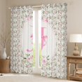 thumbnail image 2 of Castle Fairy Monogrammed Letter J Black Out Curtains for Teens Boys Girls,Kawaii Bow Curtains Pack Of 2 (42X63 Each),Chic Flower Rose Bedroom Curtains,Super Cozy Room Decor, 2 of 6
