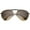 Gunmetal-Tortoise / Smoke Gradient, variant on sunglassLA - Casual Brow Bar Detail Slim Temple Metal Frame Aviator Sunglasses 62mm - 62mm