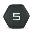 thumbnail image 2 of CAP Barbell, 5lb Black Neoprene Dumbbell, Single, 2 of 8