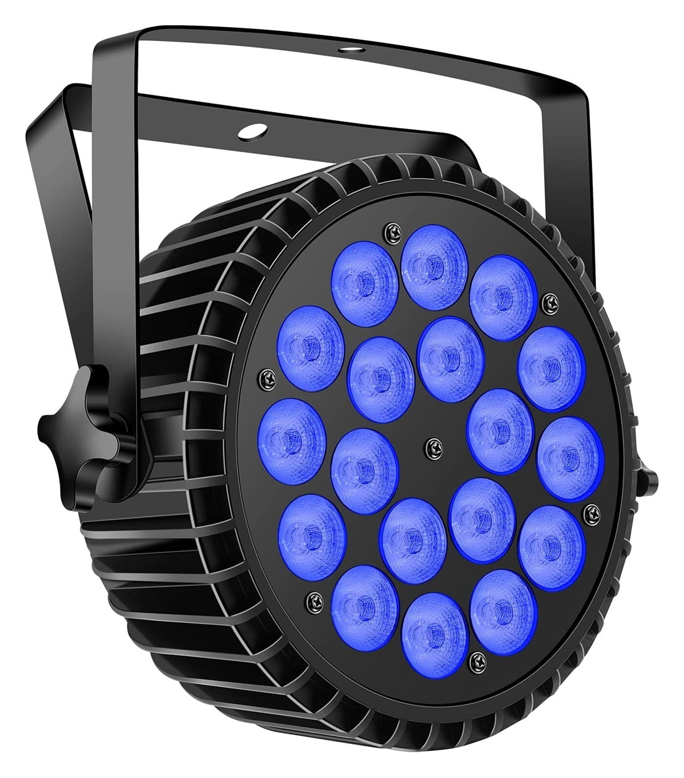 Aluminum 18x12w RGBW UV 4in1 LED Par Light 4-Color Par Light RGBW UV Stage DJ Lighting Equipment ,Easy to Install