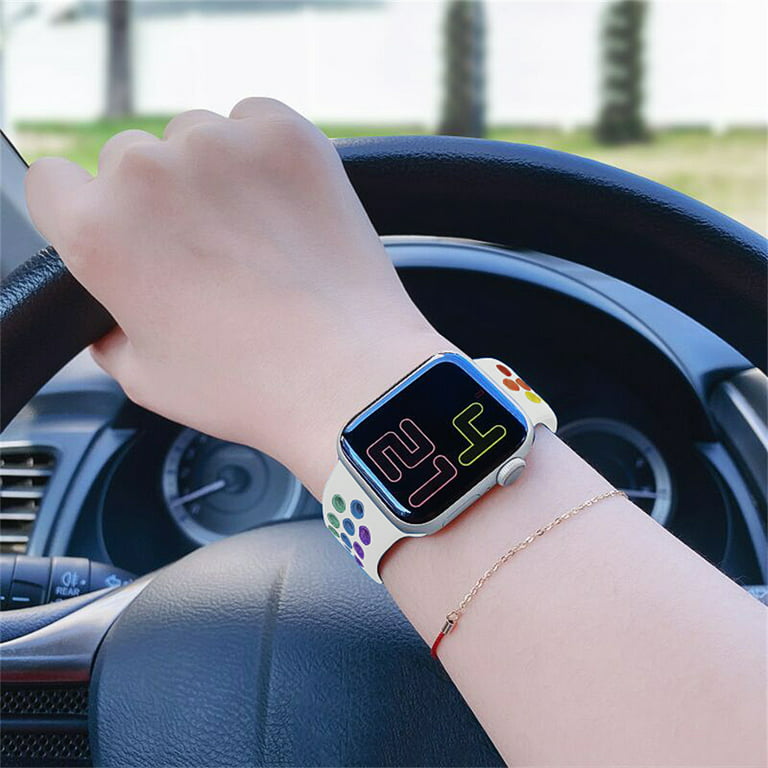 Soft Silicone Strap For Apple Watch Band Ultra 49mm 44mm 45mm 42mm 41mm  38mm Sport Watchband For iWatch Serise 8 7 6 5 Bracelet