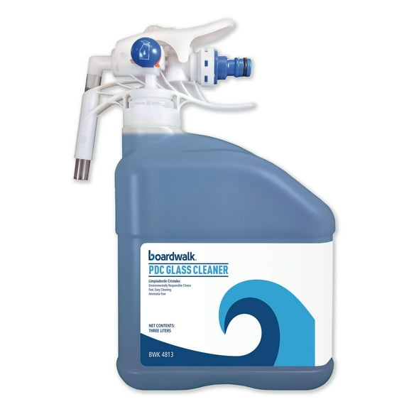 Boardwalk PDC Glass Cleaner, 3 Liter Bottle -BWK4813EA
