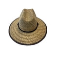 thumbnail image 3 of Ozark Trail Men's Wide Brim Straw Hat, Taupe, 3 of 5