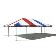TentandTable West Coast Frame Outdoor Canopy Tent, Red White Blue, 20 ft x 30 ft
