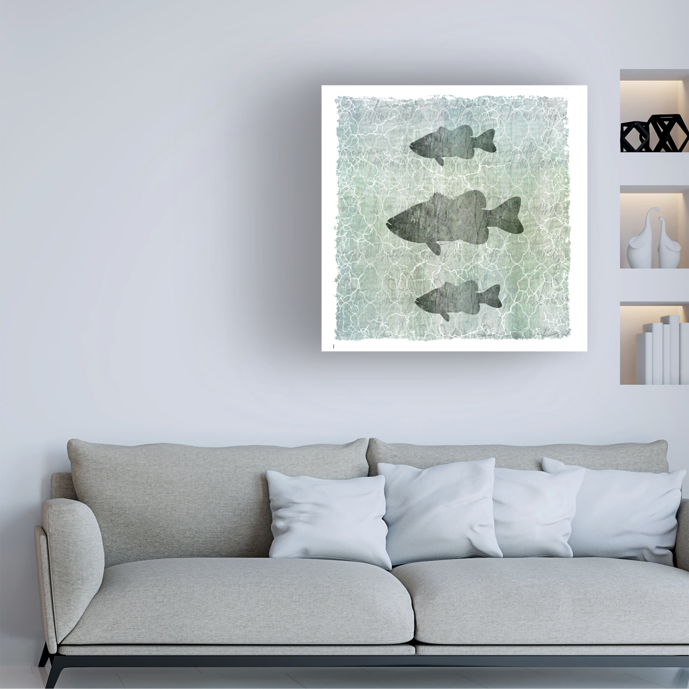 LightBoxJournal 'Life Is Better At The Lake Bass' Canvas Art