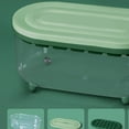 thumbnail image 3 of Machine à Glaçons Boîte à Glaçons Grande Capacité 32 Compartiments Bac à Glaçons en Silicone 10 Compartiments en Forme de Cœur avec Couvercle Vert Avocat, 3 of 5