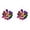Purple 2PCS, variant on 12 Pack Colorful Crinkle Foil Balls Cat Interactive Toy Cat Sound Paper Mylar Balls
