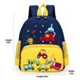 thumbnail image 2 of Mochila Willikiva Cute Zoo Little 3D impermeable para niños, amarilla, 2 of 7