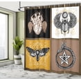 thumbnail image 5 of Ambesonne Bohemian Shower Curtain, Occult Art, 69"Wx84"L, Multicolor, 5 of 5