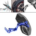 thumbnail image 4 of DYNWAVECA Motorcycle Rear Mudguard Mudflap Accessories Rear Mudguard Fits , Blue, 4 of 10