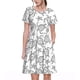 thumbnail image 1 of Easygdp Sea Turtle para Vestido Transpirable de Mujer, Vestido Suelto de Manga Corta con Pliegues y Bolsillos para el Verano, 1 of 6