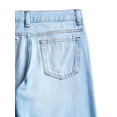 thumbnail image 3 of Weekend Academy Girls Cotton Wide Leg Destructive Denim Jeans, Sizes 5-18, 3 of 3