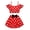 red, variant on Girls Polka Dot Two Piece Swimsuit With Headband Off Shoulder Role Play Swimwear 2-8T