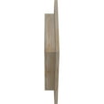 thumbnail image 3 of 20"W x 20"H Diamond Gable Vent (26 3/8"W x 26 3/8"H Frame Size): Unfinished, Functional, Smooth Pine Gable Vent w/ 1" x 4" Flat Trim Frame, 3 of 12