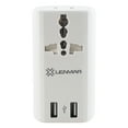 thumbnail image 3 of Lenmar Ultra-Compact All-in-One Travel Adapter with USB Port (White), AC150USBW, 3 of 7