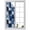 Blue, variant on Window Privacy Film Vintage Abstract Stained Glass Window Film Decorative Sun Block Window Cover Minimalist Patchwork Pattern Navy Blue Window Clings Static Adhesive Sticker for Bathroom 19.6"x39.3"
