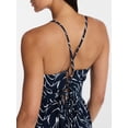 thumbnail image 3 of Time and Tru Women's Linen Blend Lace Up Halter Dress, Sizes XS-XXXL, 3 of 4