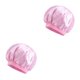 thumbnail image 4 of Sonducket Gorro de satén para el pelo, gorro de quimioterapia de ala ancha para mujer, bufanda para la cabeza, gorro para dormir, gorros de Rosa 2Conjunto, 4 of 6