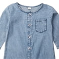 thumbnail image 4 of Combinaison Bébé Garçon Fille en Jean 0-24M, 4 of 5