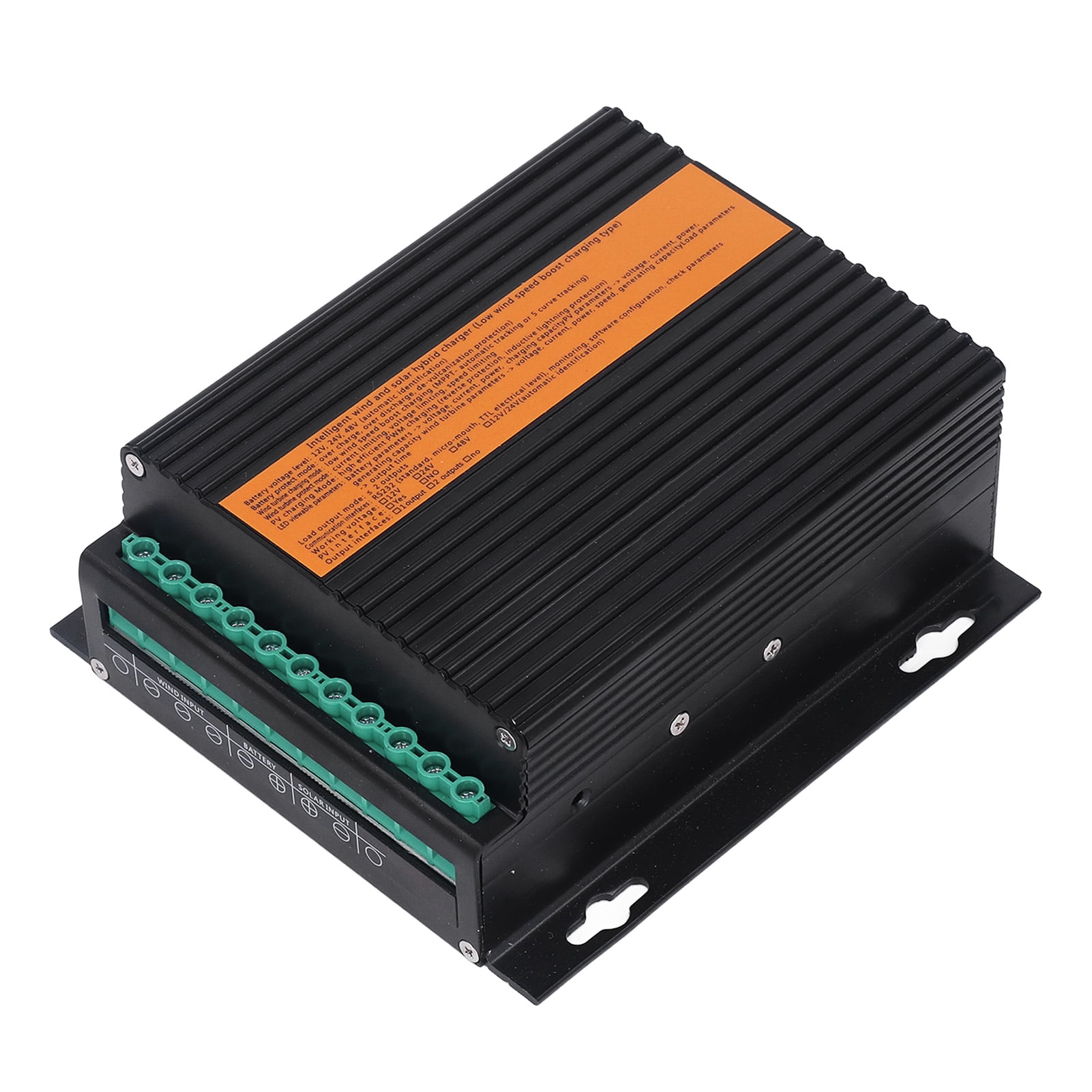 12V 100W Wind Solar Hybrid Charge Controller, MPPT Regulator for 12V 300W PV Power Systems, Solar Wind Power Charge Regulator with High Efficiency and Safety Protection
