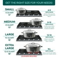 thumbnail image 2 of MAGNAWARE 8qt Lightweight Cast Aluminum Oval Dutch Oven, Silver, 2 of 10