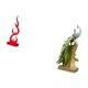 thumbnail image 5 of Escultura abstracta de fuego,Estatua de arte abstracto para decoración del hogar,Figura de escritorio,Estante de estatua de pavo real para escritorio,decoración del hogar,Figura decorativa, 5 of 8