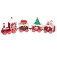 thumbnail image 1 of Christmas Train, Holiday Wooden Train, Christmas Tree, Mini Christmas Train Decorations, 1 of 5