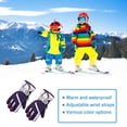 thumbnail image 4 of Manoplas para niños Advancent Gruesas y cálidas Violeta HA059841-03B, 4 of 6