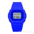 thumbnail image 1 of Reloj cuadrado pequeño verde Matcha para estudiantes y adolescentes, para deportes al aire libre, resistente al agua, reloj electrónico LED multifunción, 1 of 6