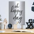 thumbnail image 6 of Luxe Metal Art 'Oh Happy Day' by Susan Ball, Metal Wall Art, 12"x16", 6 of 9