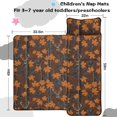 thumbnail image 5 of Camo and Deer Brown Pattern Teens Toddler Nap Mat with Pillow, Sleeping Mat Bag for Preschool Daycare 59"x22", 5 of 6