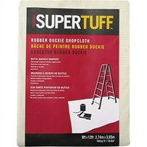 80201 Rubber Duckie Drapery Drop Cloth - Multi-colored - 9 x 12 ft.