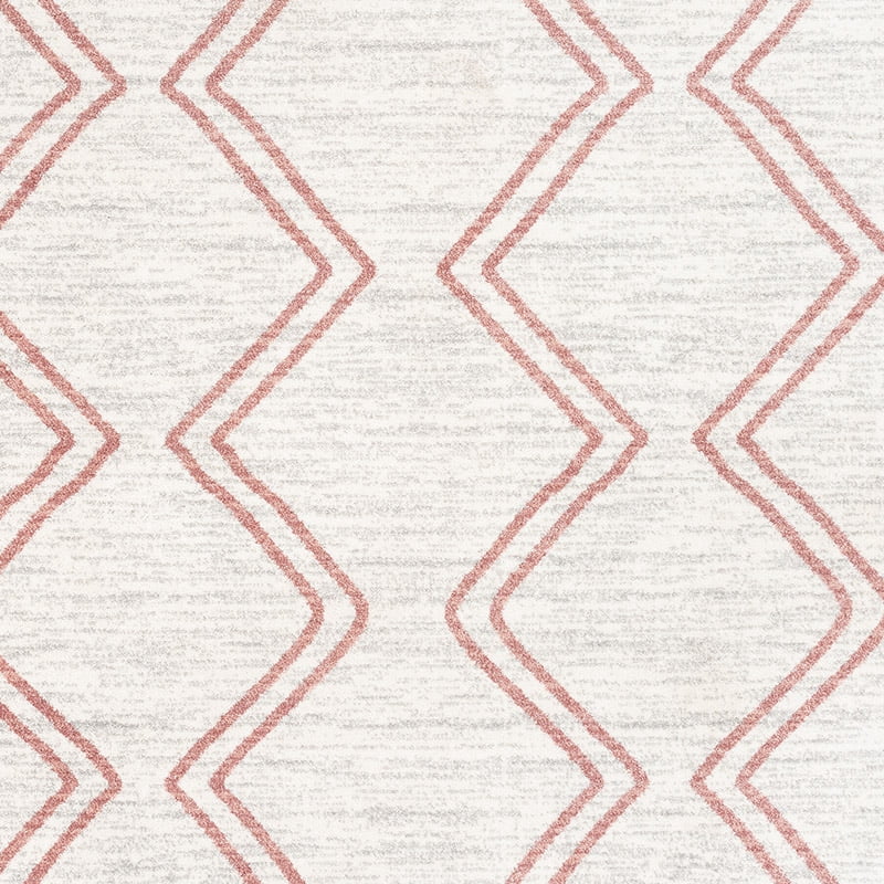 Well Woven Kennedy Chevron Area Rug, 6.58' x 9.25', Cotton Fringe For Authentic Look, Super Soft Pile, Durable, Easy To Clean
