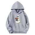 thumbnail image 4 of Sweatshirt for Children Boys And Girls Casual Long Sleeve Hoodies Cute Oversized Fleece Pocket Sweatshirt Tops Fall Outfits Fashion Clothes, 4 of 4