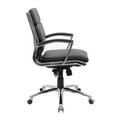 thumbnail image 6 of Boss Office Products CaressoftPlus Executive Mid-Back Chair in Black, 6 of 10
