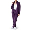 thumbnail image 6 of Athletic Works Women's Soft Velour Jacket and Pant Tracksuit, Size S-XXL, 6 of 7