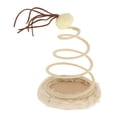 thumbnail image 3 of Plush Standing Cat Interactive Toy, Stable Spring Plate Cat Toy High Elasticity Scratcher Base Boredom Relief  For Indoor Fish,Ball, 3 of 8