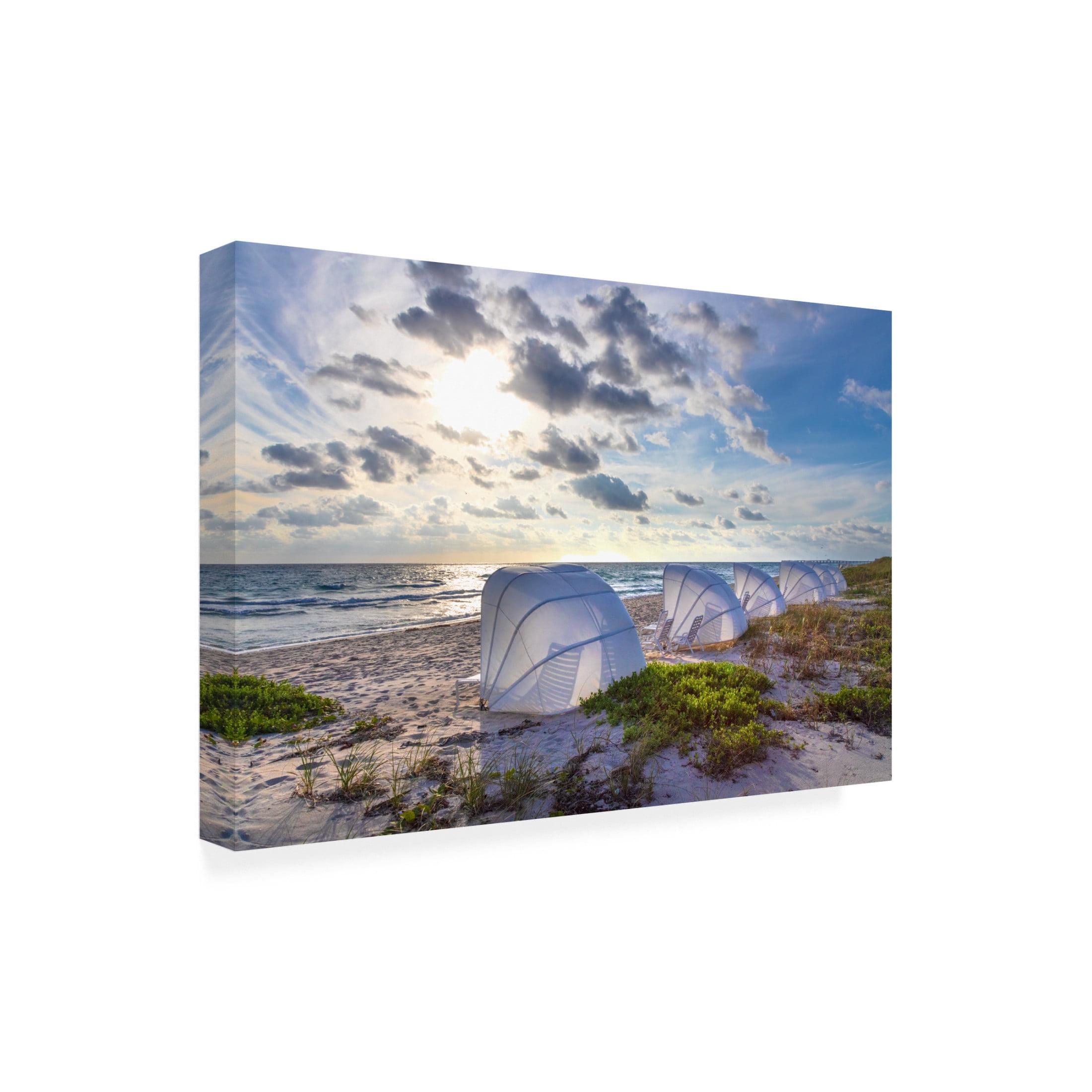 Canvas Wall Art - Celebrate Life Gallery 'Summer Whites' Wall Art for Living Room, Bedroom, or Office Décor by Trademark Fine Art - 32 x 22 Inches