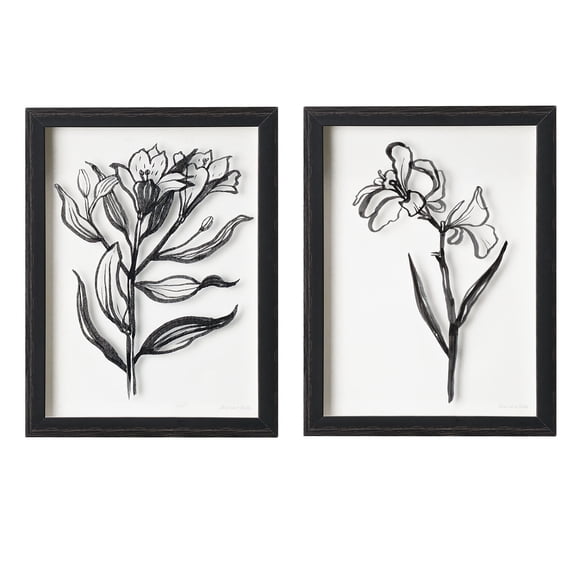Crystal Art Gallery Flrl Sketch (Set of 2)