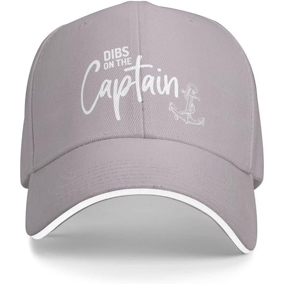 DIB sur la Casquette de Capitaine Hommes Casquettes Papa Casquette Ajustable Gris