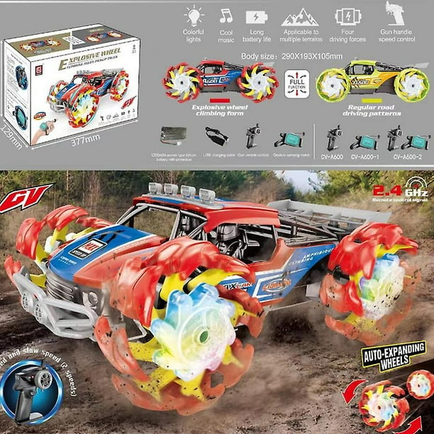 Jouets pour enfants 4wd voiture télécommandée Monster Truck véhicule  tout-terrain 2.4g contrôle gestuel voiture télécommandée 
