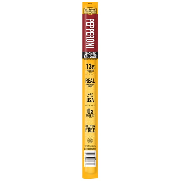 Tillamook Country Smoker Pepperoni Sausage Stick 1.44 oz Ready to Eat