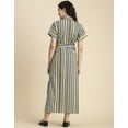 thumbnail image 4 of Moomaya Short Sleeve Spread Collar Cotton Dress - Women's Trendy Shirt Dress, 4 of 9