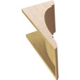 thumbnail image 6 of 11"W x 11"D x 22"H Wide Olympic Rough Cedar Woodgrain TimberThane Corbel, Primed Tan, 6 of 6